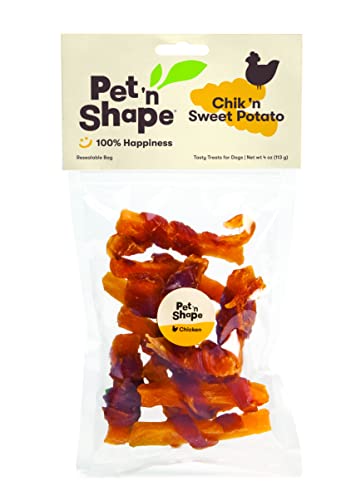 Pet 'N Shape Chik 'N Sweet Potato - All Natural Dog Treats, Chicken, 4 Oz, 11204 #TOP12