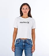 100% ORGANIC COTTON 180gsm jersey Cropped fit Front chest Hurley One&Only screen print