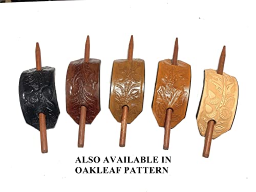 Thin Hair Leather Ponytail Barrette, Ponytail Barrette For Thin Hair, Hair Clip, Slide, Wrap, Ponytail Holders, Hair Tie, Handmade, Handcrafted, Hand Tooled, Hair Barrette, Holder, Hair Accessories, #TOP4