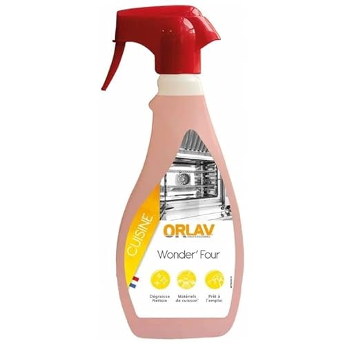 Produits nettoyage - Produit ménager entretien maison - nettoyant - graisse alimentaire - degraissant cuisine - Spray décapant four - ORLAV - Spray 750ml
