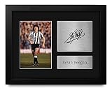 HWC Trading Kevin Keegan Newcastle United Gifts Printed Signed Autograph Picture for Soccer Fans and Supporters - US Letter Framed (ID-008343)