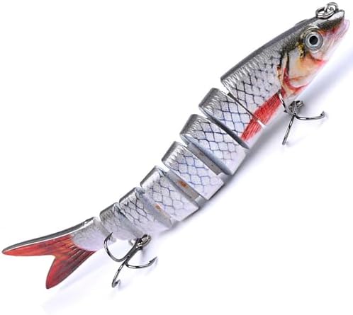 Fishing Lure Jointed Crankbait Hard Artificial Bait 8 Segment Jointed for Fishing Tackle Lure