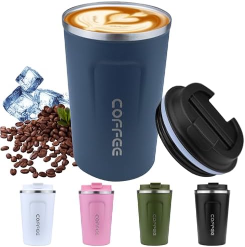 Amazon.com | Insulated Travel Coffee Cup with Leak Proof Lid,To Go