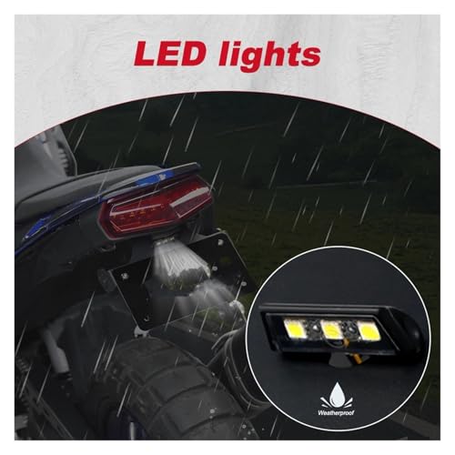 Support plaque d'immatriculation Tenere 700 XTZ690 Rally World Raid T7 - 4