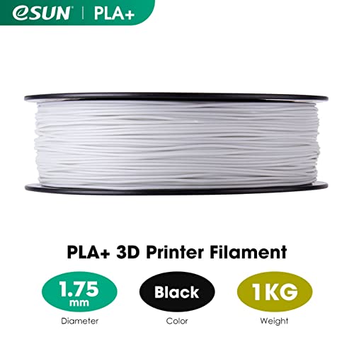 Filamento De Impressora 3D,Sailsbury PLA+ 1.75mm Branco Impressora 3D Filamento Material de Refinaçã