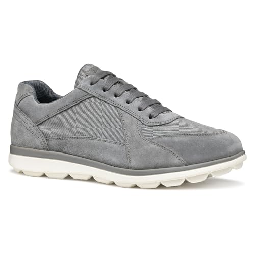 Geox Homme U SPHERICA EC12 A Tissu Oxford, Dark Grey, 45 EU