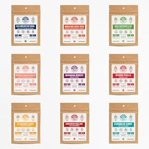 Nomad Nutrition – Ascent Pack | Protein-Rich Nutritious Meals | Hungarian Goulash, Irish Shepherd’s Pie, Kathmandu Curry, Indian Red Lentil Stew, Caribbean Curry, Ukrainian Borscht,Cali Breakfast Bowl,Kathmandu Curry,Southwest Breakfast Skillet | Plant-Based & Non-GMO | Just Add Boiling Hot Water | 56g / 2oz (Pack of 9)