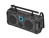 Bumpboxx Bluetooth Boombox Flare6 Black Graffiti BBG | Retro Boombox with Bluetooth Speaker |...
