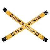 Signalisation d'avertissement bien visible : le panneau de nettoyage commercial et le panneau de mise en garde relatifs au nettoyage comportent des éléments visuels jaune vif pour une attention immédiate, contribuant ainsi à prévenir toute entrée accidentelle pendant les opérations de nettoyage. panneau de nettoyage de porte, panneau de sécurité
