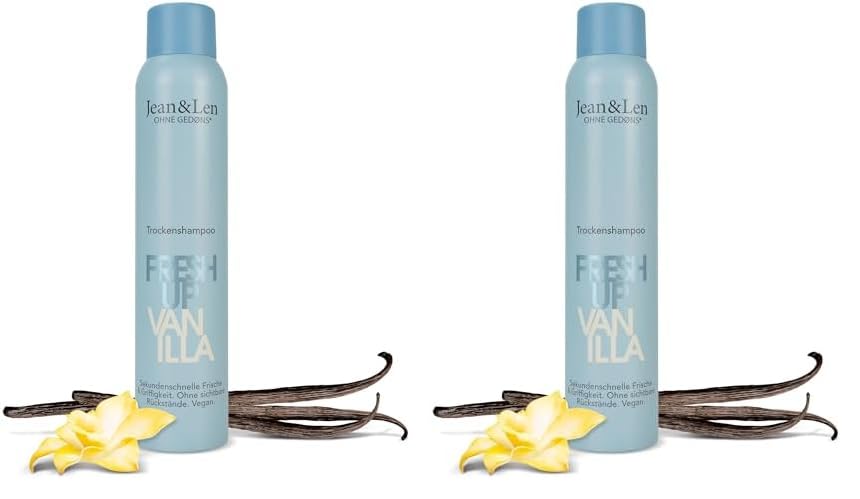 Jean & Len Trockenshampoo Fresh Up Vanilla, leicht auszubürsten, schenkt...