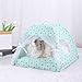 BELOWSYALER Removable Foldable Pet Tent with Sheer Curtain Dogs Camping Teepee for Outdoor Tent Dogs Waterproof Skidproof Bottom