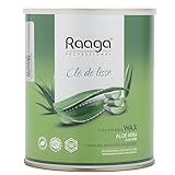 Raaga Professional Aloe Vera Liposoluble Body Wax | Soft Wax for Hair Removal | Gently Removes Unwanted Hair & Tan | Soothes & Hydrates Skin | For Sensitive Skin | 27.05 Fl Oz/800ml