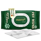 simple Vet Feuchttücher Hund&Katze 100 STK. für Pfoten, Fell & Intimbereich