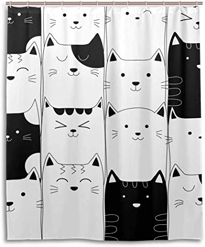 Kitten Shower Curtain Der Beste Preis Amazon In Savemoney Es