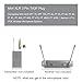 J K MIC-J 069 Earhook Headworn Headset Unidirectional Microphone Compatible with AKG Samson Wireless Microphone System - Mini XLR TA3F Plug