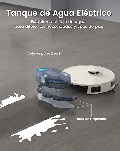 Image of Lefant M1 Robot Vacuum and Mop Combo, Precision Mapping with Lidar & dToF Sensors, Max 4001Pa Suction, Robotic Vacuum Cleaner with Sonic Mopping, WiFi /App /Alexa Control