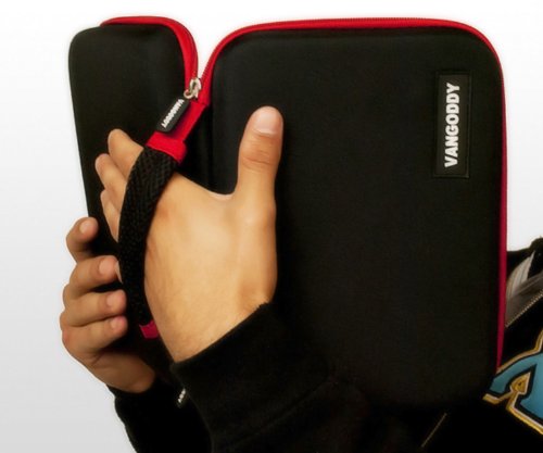 Hard Cover Hand Held Case (Black With Red) For Apple Ipad Mini's 7.9-Inch Retina Display #TOP5