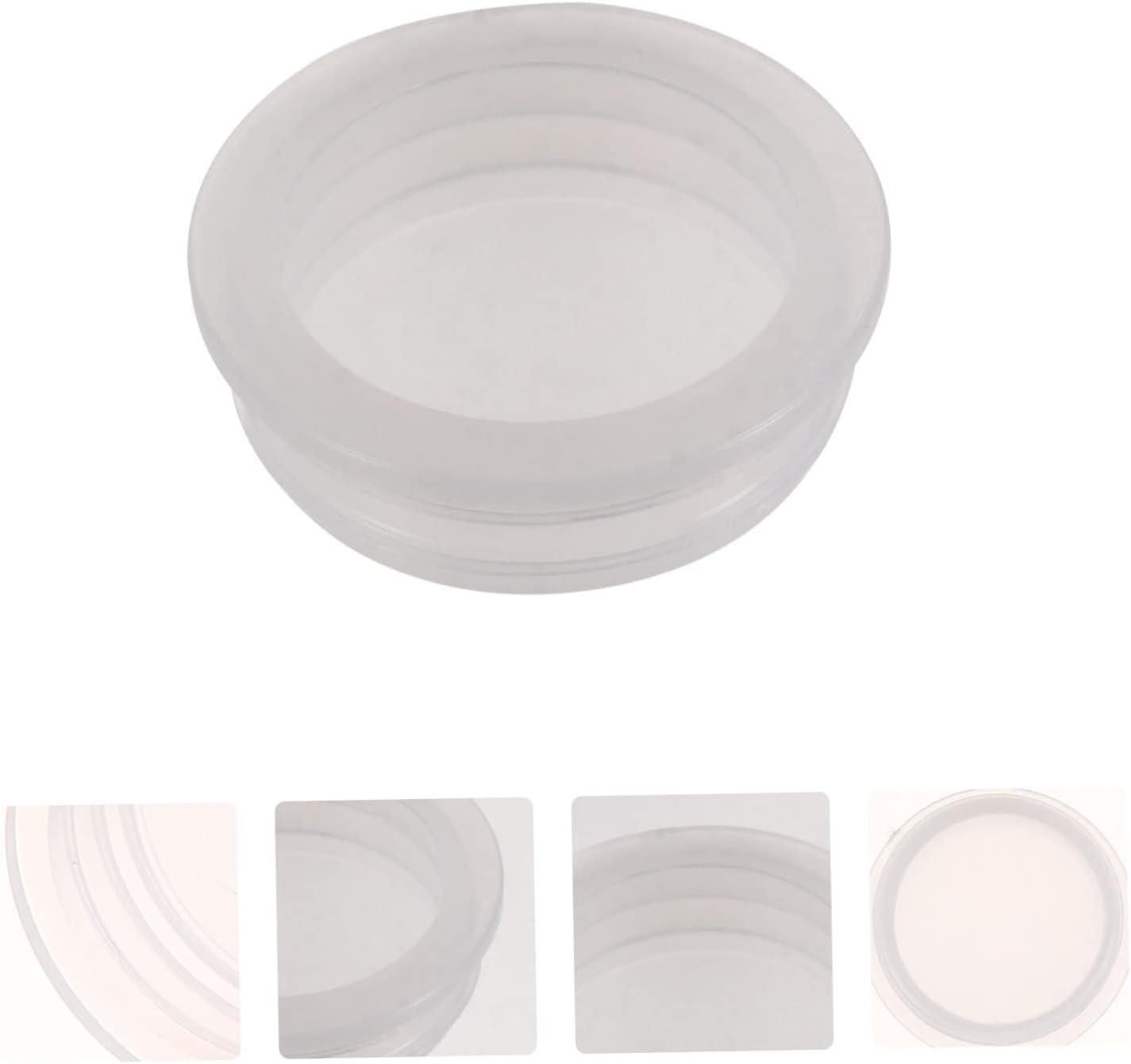 VICASKY 100pcs Jar Gasket Liners for Lotion Cosmetics Bottle Gasket Inner Liners