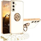 【Compatibilité】 : Étui conçu pour Samsung Galaxy A56 5G. S'il vous plaît confirmer votre modèle de téléphone avant l'achat【Anneau de support avec fonction de rotation à 360°】