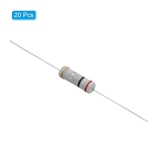 Miniatura 3 de PATIKIL Resistencia de película de carbono de 3 vatios y 0.2 ohmios, 20 resistencias de tolerancia al 5 %, anillo axial de color de plomo para