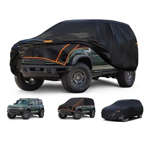Kayme Hail Protector Car Cover Custom Fit for Ford Bronco 4 Door SUV, Anti Hail Blanket with Multilayer Thickened Design, Hail Proof & All Weather Out