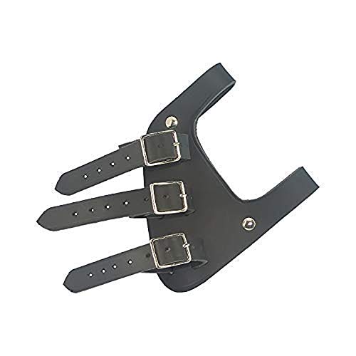 Mythrojan Renaissance Leather Sword Frog LARP Costume Accessory Rapier Knight Sword Belt Black