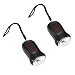 Produktbild AOZBZ Solar Power Taschenlampe Taschenlampe Lampe Handkurbel LED-Taschenlampe Handkurbel Taschenlampe Solarbetriebene Notfackel für Trip Camping Outdoor Wandern 2 Pack
