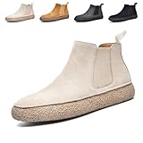 Semelle durable et antidérapante : Dotées d'une semelle en caoutchouc robuste, ces bottes sont conçues for durer. La semelle intérieure épaisse en éponge offre un amorti supplémentaire, vous permettant de marcher avec aisance sur surfaces planes comme irrégulières.