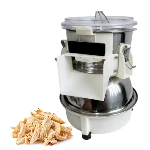 Herramienta automática de trituradora de pollo, trituradora eléctrica de carne de 240 libras/h, trituración rápida de pollo en 10 segundos, ideal para carne cocida, trituración fácil