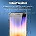 NEW'C 3 Stück für iPhone SE 3/2 (Modell 2022/2020) für Panzerglas 4,7 Zoll, Frei von Kratzern, 9H Härte, HD Displayschutzfolie, 0.33mm Ultra-klar, Ultrabeständig
