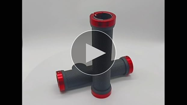 Impugnature Bici QitinDasen - 2 Paia Rosse | Antiscivolo, Ergonomiche E Con Doppio Bloccaggio - Foto 3