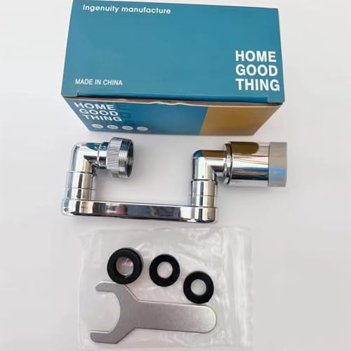 mofgkuz Torneira Giratória 1080°, Extensor de Pia, Pulverizador de Torneira de Respingos, Lava Mãos/