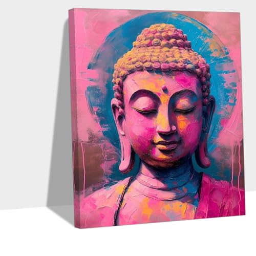 Peinture par numéro Bouddha 90x120cm | Kit DIY relaxation adulte