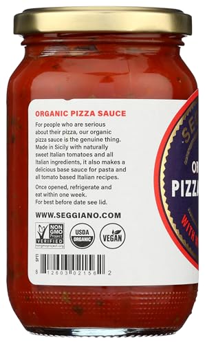Seggiano Organic Wild Oregano Pizza Sauce, 12.3 Oz