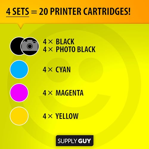 Supply Guy 20 ink cartridges compatible with Epson 26XL for Expression Premium XP510 XP520 XP600 XP605 XP610 XP615 XP620 XP625 XP700 XP710 XP720 XP800 XP810 XP820 - Image 2