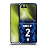 Head Case Designs Officially Licensed Inter Milan Denzel Dumfries 2021/22 Players Home Kit Soft Gel Case Compatible with Razr 40 Ultra/Razr+ 2023