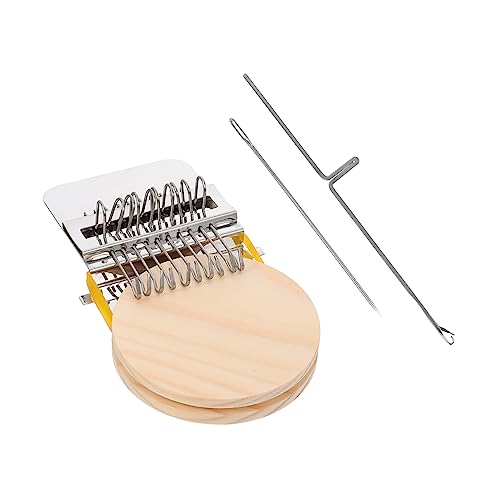 FONDOTIN 1Set Mini Wooden Hand Knitting Loom for DIY Craft for Handmade Projects Safe Wooden Material for Creative Weaving Fun and Unique Patterns Great Present