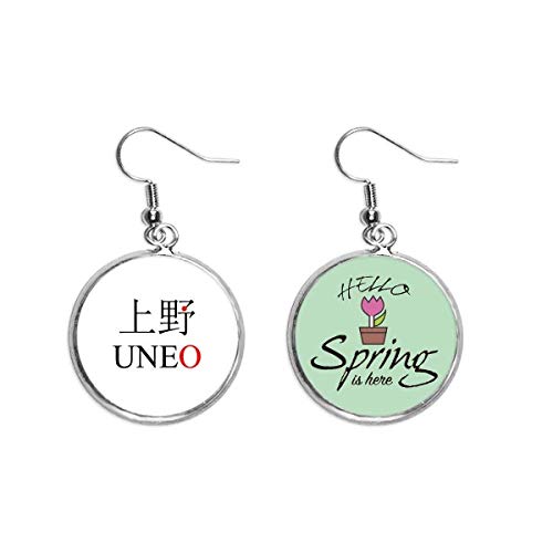 Pendientes ONUMA Japoneses como regalo especial de joyería de primavera