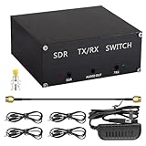 100W SDR Transceiver Switch Antenna Sharer, DC-160MHz SDR TR TX Switch Box with SMA Cables for Ham Radio Antenna Switching
