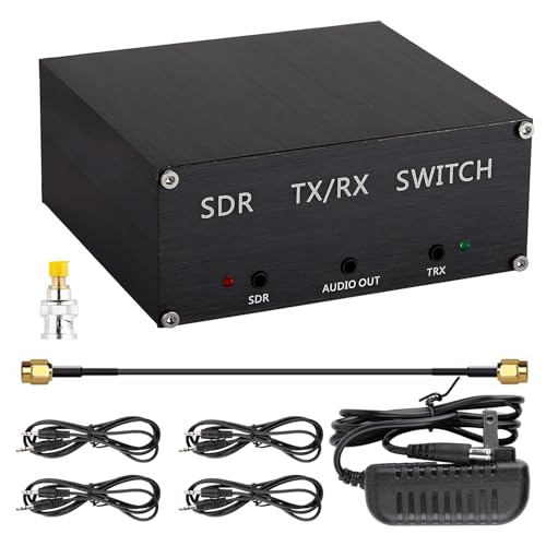 100W SDR Transceiver Switch Antenna Sharer, DC-160MHz SDR TR TX Switch Box with SMA Cables for Ham Radio Antenna Switching