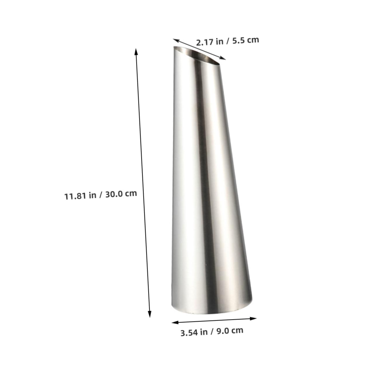 VOSAREA Stainless Steel Wine Decanter Fast Pouring Dispenser for Parties Ktv Bars Capacity Brandy Wine Pot Sleek Design for Effortless Serving
