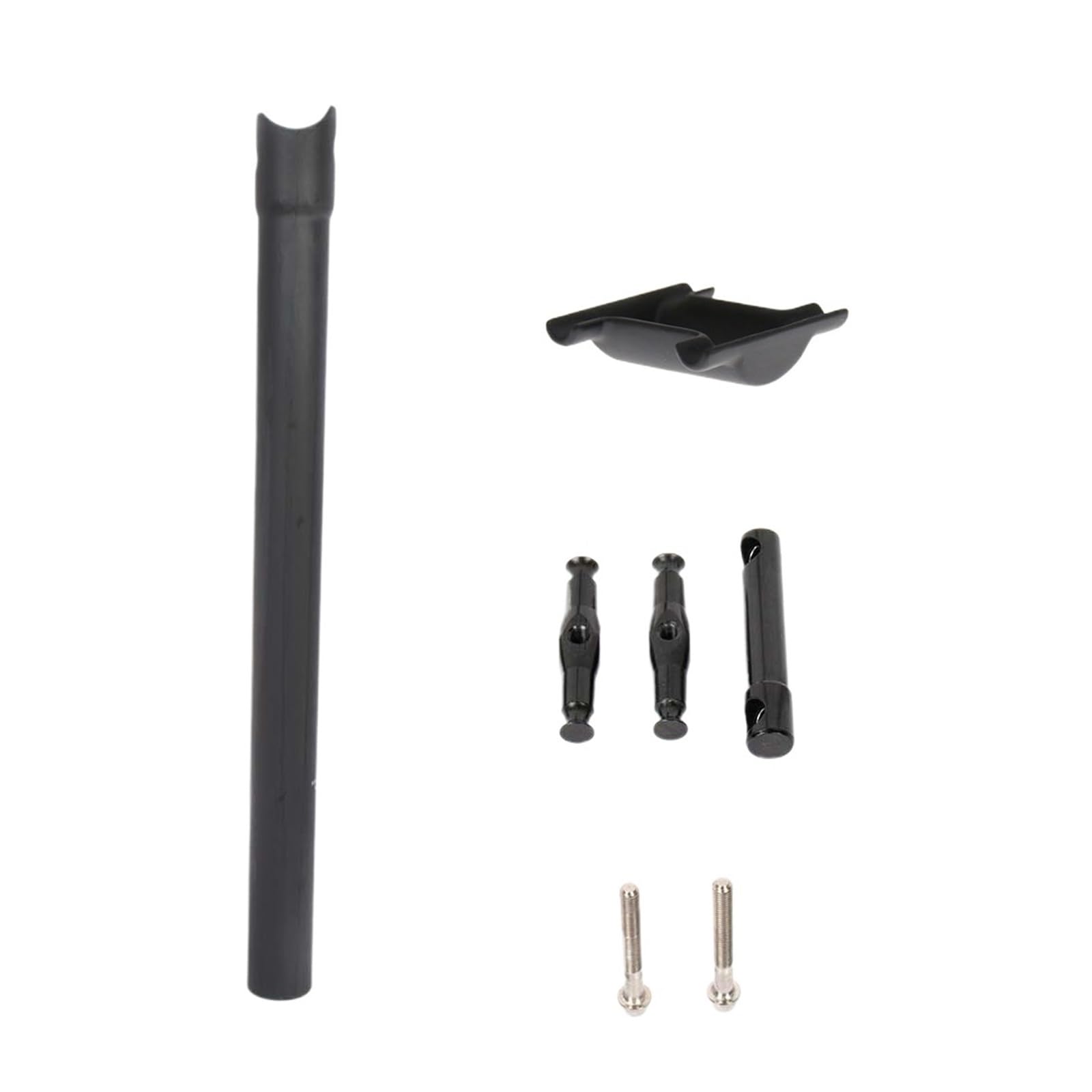 Reggisella leggero nero opaco da 27,2/30,9/31,6 mm, bicicletta strada