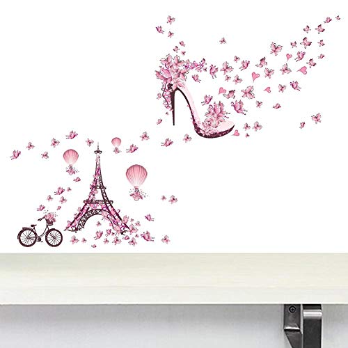 Vinilo decorativo BIBITIME con diseño romántico y mariposas miniatura 4