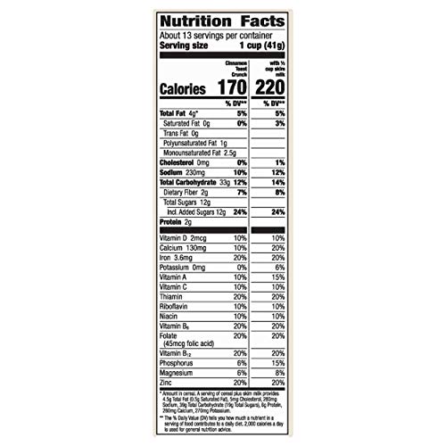 Image of Cinnamon Toast Crunch, Breakfast Cereal, Cinnamon Sugar Squares, 19.3 oz (Pack of 8)