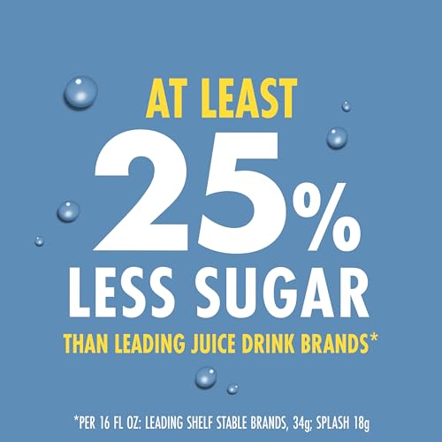 V8 Splash Fruit Medley Flavored Juice Beverage, 16 FL OZ Bottle (Pack of 12)