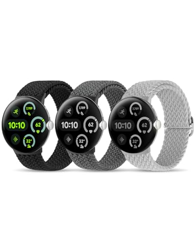 BlackProiCoh Google Pixel Watchoh/ Google Pixel Watch 2/Pixel Watch 3 41mmoh fB[X Y ߉\ȐLk̂ґgXgbv AbvO[hꂽRlN^[t