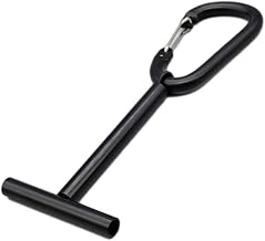 Yhenlovtt Porte-moulinet de pêche à la mouche, boucle en métal solide, absorption d'eau et essuie-ligne, accessoire portable pour pêcheurs à la ligne (B)