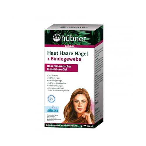 Hübner Original Haut Haare Nägel Silicea Rein mineralisch vegan ohne Zusätze Frei von Gluten Lactose Hefe Koservierungsstoffen und Stabilisatoren