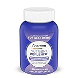 Centrum Nutrient Replenish GLP-1 Nutrition Support Multivitamin for Whole Body Health and Appearance - 180 Tablets, 6 Month Supply
