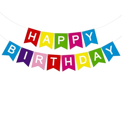Image of Happy Birthday Banner Birthday Party Supplies (qchf)
